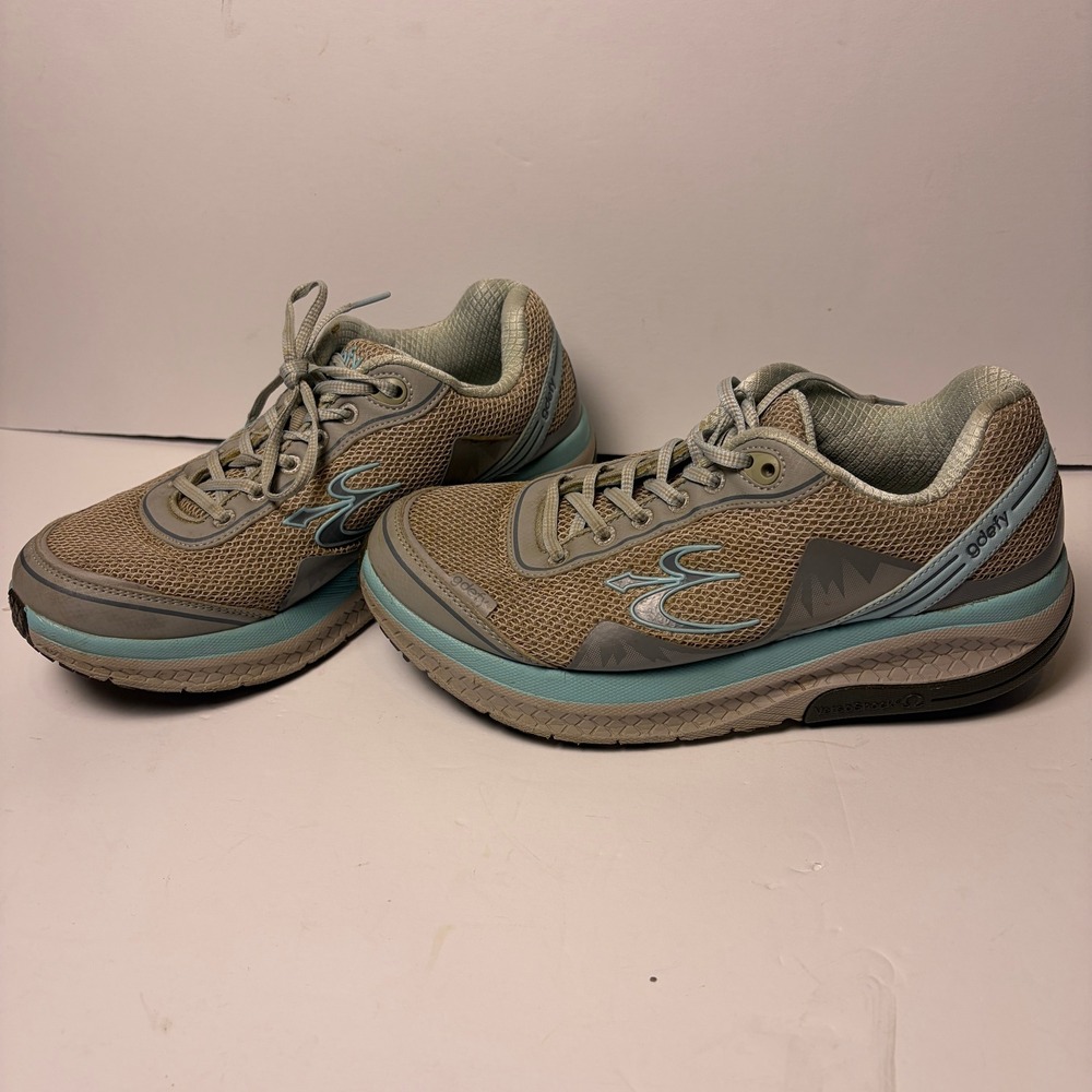 Gravity Defyer G-Defy Mighty Walk Shoes Women's 9.5 Gray Blue Comfort Fit - Picture 3 of 14